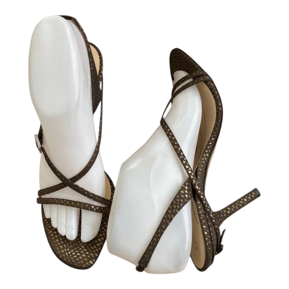 🔥6 FOR $25!🔥Kate Spade Elegant Brown Strappy Heels